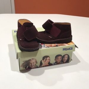 ☃️PRIMIGI Girl’s Burgundy Ecologic Leather Booties, 22/23
